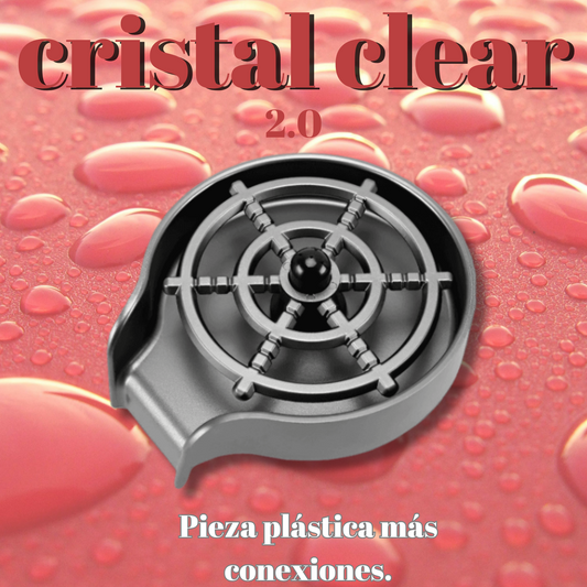 Cristal clear 2.0 Plástico resistente con piezas de instalación.